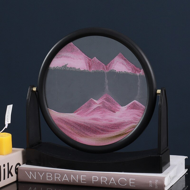L'ombre - Œuvre d'art en sable rotatif